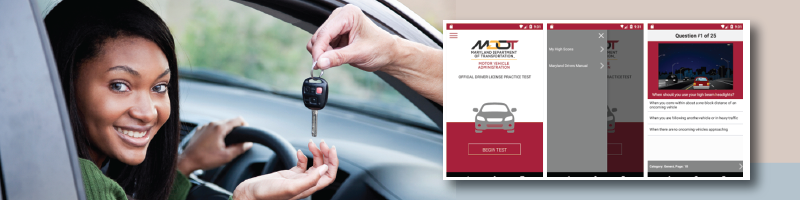 MDOT MVA Upgrades Maryland Mobile Practice Driving Test ...